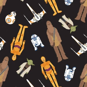Starwars Tossed Characters | Camelot Fabrics | per 50 cm