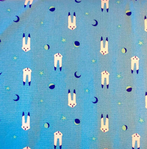 Rabbit on Blue | Luna Sol by Felice Regina | per 10cm