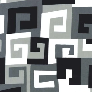 Maze in Black | Michael Miller | per 10 cm