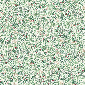Country Christmas in Cream | Makower Uk by Andover Fabrics | per 10 cm