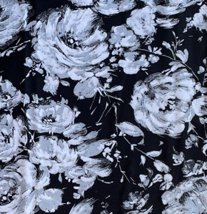 White Roses on Black | Dear Stella | per 10cm