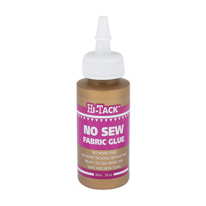 No Sew Fabric Glue 60ml | Hi-Tack