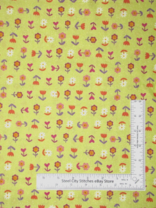 Flowers on Green | Little Girls by Me-Oh-My | per 10cm
