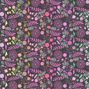 Dandelion in Licorice | Prince Charming Deja Vu by Tula Pink | per 10cm