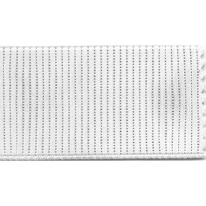 20mm Ladder Elastic in White | per m