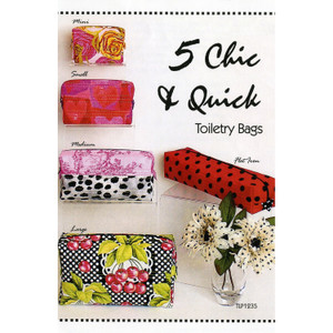 5 Chic & Quick Toiletry Bag Patterns | Tiger Lily Press