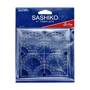 4" Sashiko Template in Waves /Seigaiha | Sew Easy