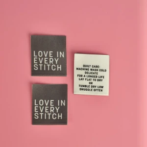 Love in Every Stitch | Designer Sewing Labels by Kati Cupcake