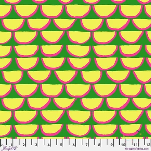 Segments in Green | August 2026 by Kaffe Fassett | per 10cm