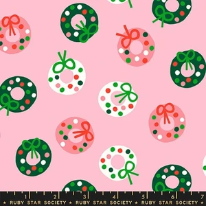Bough Down in Melody Pink | Merry Happy by Ruby Star Society | per 10cm