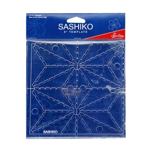 6" Sashiko Template in Asa No Ha/Hemp Leaf | Sew Easy