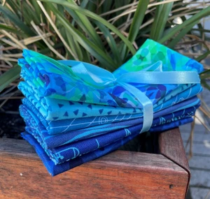 Blue Gems Fat Eighth Bundle | 7pcs