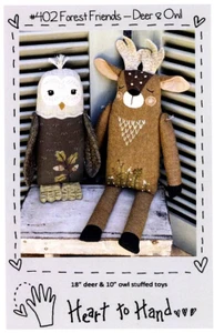 Deer & Owl Forest Friends Pattern