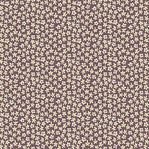 Mini Daisies in Plum | Tealicious by Anni Downs | per 10cm Mini Daisies in Plum | Tealicious by Anni Downs | per 10cm