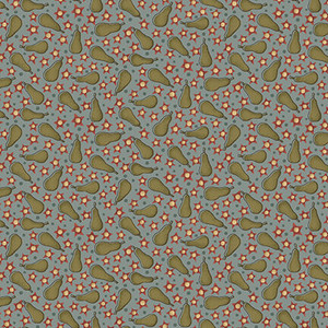Pears in Blue | On the 12th Day by Anni Downs | per 10cm Pears in Blue | On the 12th Day by Anni Downs | per 10cm