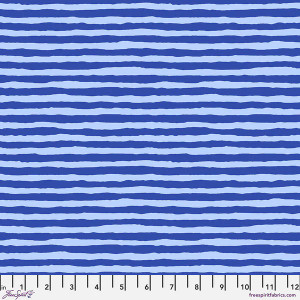 Comb Stripe in Blue | Kaffe Fassett Collective  | per 10cm