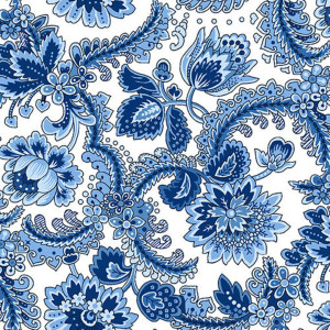 Arden Floral in Blue | Blank Quilting Company | Wideback | per10cm