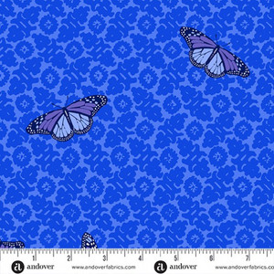 Camouflage in Blue | Sun Prints 2024 by Alison Glass | per 10cm Camouflage in Blue | Sun Prints 2024 by Alison Glass | per 10cm