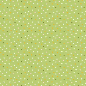Triangles in Lime | Playful Spring | per quarter metre