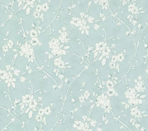 flowers and leaves in white on soft jade flowers and leaves in white on soft jade