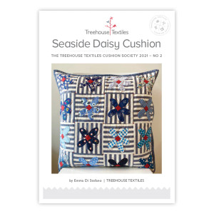 Seaside Daisy Cushion Pattern | Treehouse Textiles | per pattern