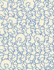 Swim Parade in Royal Blue | Water by Ruby Star Society | per 10cm Swim Parade in Royal Blue | Water by Ruby Star Society | per 10cm
