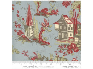 Champs De Mars in Dusty Blue | Jardin de Fleurs by French General | per 10cm