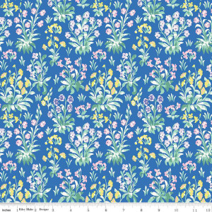 Battersea Botanical in Blue | The London Parks Collection by Liberty | per 10cm Battersea Botanical in Blue | The London Parks Collection by Liberty | per 10cm