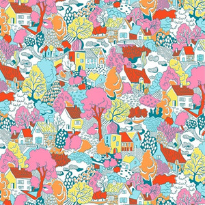 Heath View in Pink | London Parks by Liberty | per 10cm