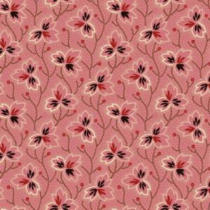 Bucklebury Chintz by Michelle Yeo | Vine Leaves | Pink | per 10cm Bucklebury Chintz by Michelle Yeo | Vine Leaves | Pink | per 10cm