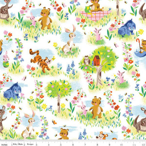100 Aker Woods Main White | Jill Howarth | per 10cm 100 Aker Woods Main White | Jill Howarth | per 10cm