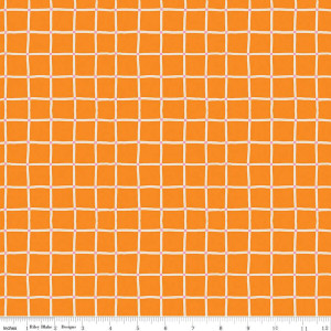 100 Aker Woods Picnic Plaid in Orange | Jill Howarth | per 10cm 100 Aker Woods Picnic Plaid in Orange | Jill Howarth | per 10cm