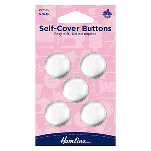 Self Cover Buttons Metal | 4 x 29 mm