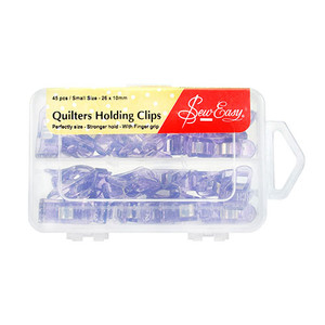 Sew Easy Quilt Clips | 22 x 10 mm x 45 pieces Small Sew Easy Quilt Clips | 22 x 10 mm x 45 pieces Small