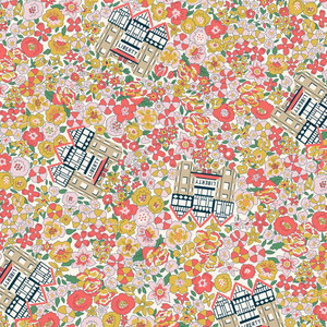 Liberty in Bloom in Yellow | Liberty Flower Shop by Liberty | per 10cm Liberty in Bloom in Yellow | Liberty Flower Shop by Liberty | per 10cm