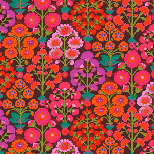 Sprays in Red | 85 and Fabulous for Kaffe Fassett Collective | per 10cm Sprays in Red | 85 and Fabulous for Kaffe Fassett Collective | per 10cm