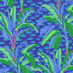 Banana Tree in Purple | Kaffe Fassett Collective | per 10cm