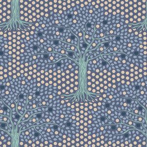 Applegarden in Blue | Hometown by Tilda | per 10cm Applegarden in Blue | Hometown by Tilda | per 10cm