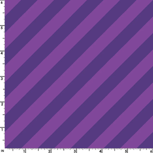 Witchy Stripe in Purple | Hometown Halloween by Kimberbell | per 10cm