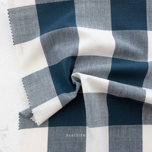 Large Camp Gingham in Midnight | Fableism Supply Co | per 10cm