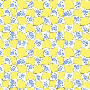 Picnic Posy in Lime | The London Parks Collection by Liberty | per 10cm Picnic Posy in Lime | The London Parks Collection by Liberty | per 10cm
