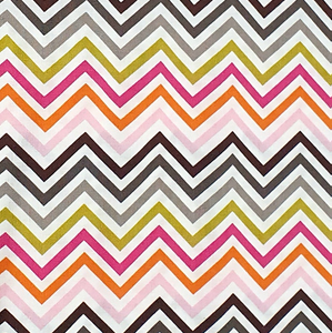 Zig Zag in Multi | Hot Chocolate by Jackie Studios | per 10cm Zig Zag in Multi | Hot Chocolate by Jackie Studios | per 10cm