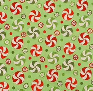 Peppermint Swirl in Mint | Flurry by Kate Spain | per 10cm