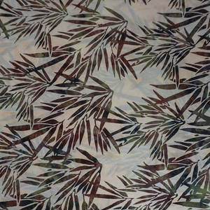 Leaves in Multi | Batik | per 10cm