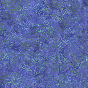 Damask on Purple | Best of Malam Batiks by Jinny Beyer | per 10cm