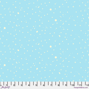 Space Sprinkles in Waterfall | True Colors by Tula Pink | per 10cm Space Sprinkles in Waterfall | True Colors by Tula Pink | per 10cm