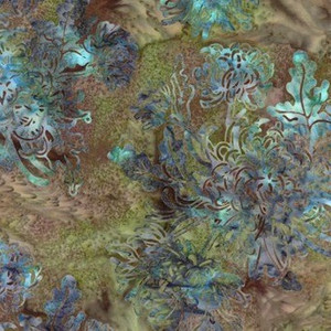 Chrysanthemum in Big Sur | Hoffman Batiks | per 10cm