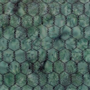 Chain Link in Teal | Hoffman Batiks | per 10cm
