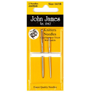 John James Needles | Knitters size 14/18 x 2 John James Needles | Knitters size 14/18 x 2