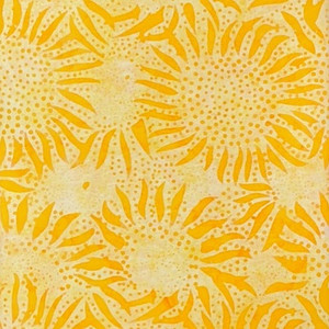 Sunflower in Sun | Hoffman Batiks | per 10cm